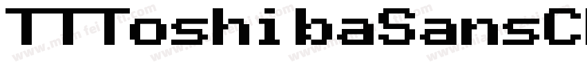 TTToshibaSansCN Medium字体转换